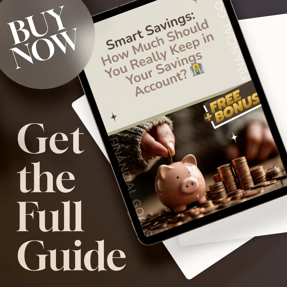 Smart Savings: How Much Should You Really Keep in Your Savings Account? | Budgeting Guide | Personal Finance Digital Download | How Much to Keep in Savings Account