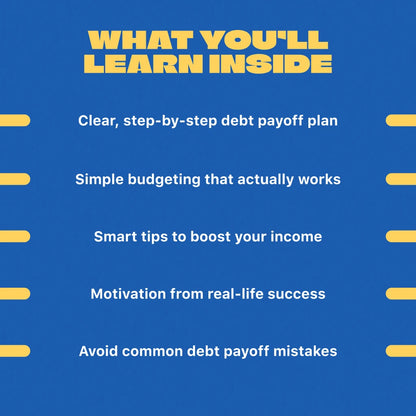 How to Crush $8,000 of Debt in Just 6 Months | Step-by-Step Budgeting Guide, Debt Payoff Planner, eBook for How to Pay Off $8000 Debt in 6 Months
