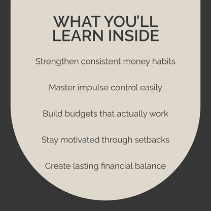 Unlocking Financial Self-Discipline for Lifelong Success | Digital eBook for Building Financial Habits & Confidence | Master Financial Self-Discipline Skills
