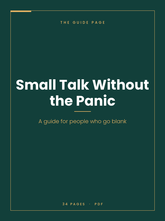 Small Talk Without the Panic