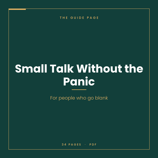Small Talk Without the Panic