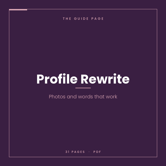 Profile Rewrite: Photos and Words That Work