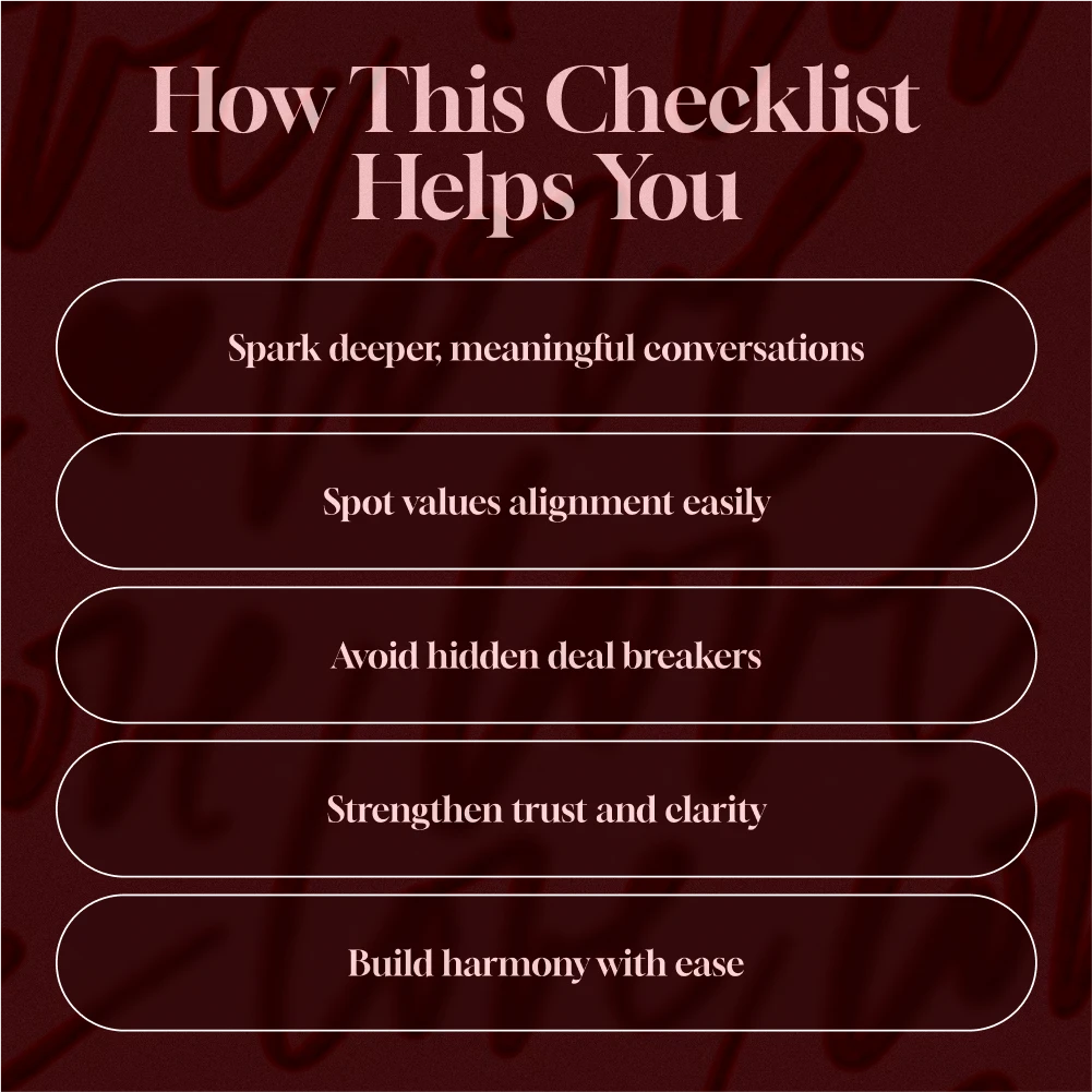 Are We on the Same Page | Life Values Compatibility Checklist | Digital Download eBook & Printable Guide for Relationships, Friendships, and Partnerships
