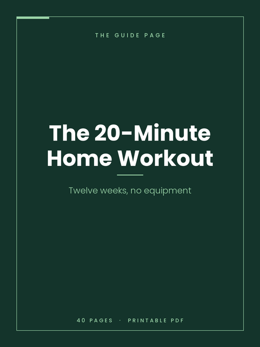 The 20-Minute Home Workout Plan