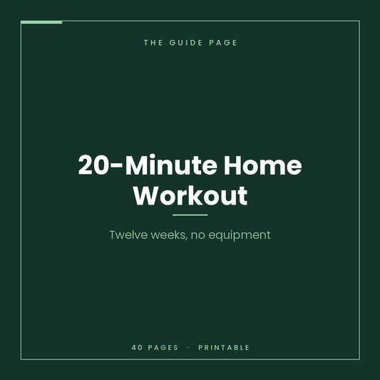 The 20-Minute Home Workout Plan