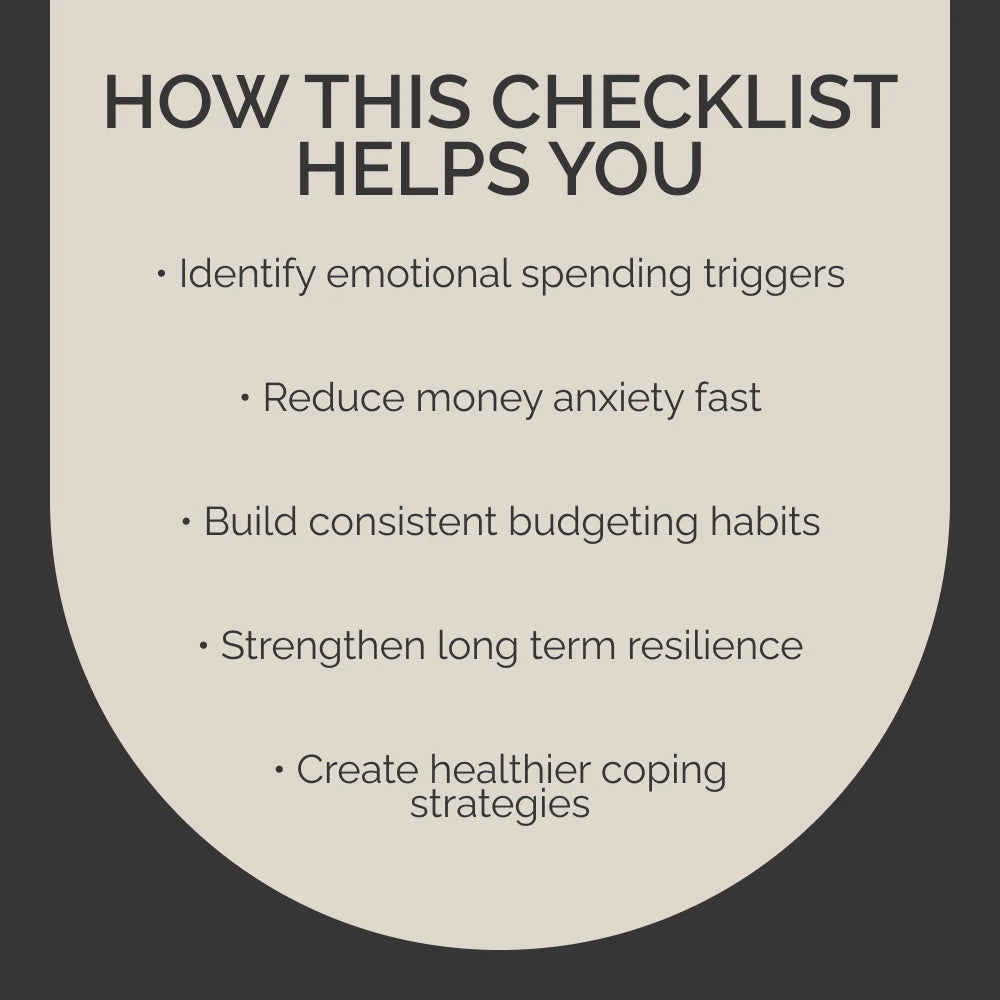 Roadmap to Healing Financial Trauma Checklist – Printable Guide on How to Deal with Financial Trauma, Emotional Spending Recovery Workbook, Money Mindset Reset Planner