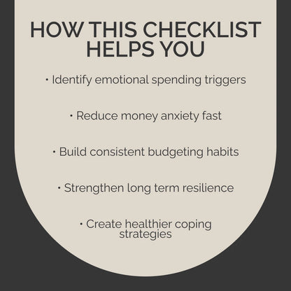 Roadmap to Healing Financial Trauma Checklist – Printable Guide on How to Deal with Financial Trauma, Emotional Spending Recovery Workbook, Money Mindset Reset Planner