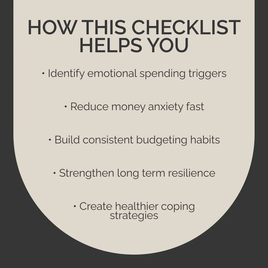 Roadmap to Healing Financial Trauma Checklist – Printable Guide on How to Deal with Financial Trauma, Emotional Spending Recovery Workbook, Money Mindset Reset Planner
