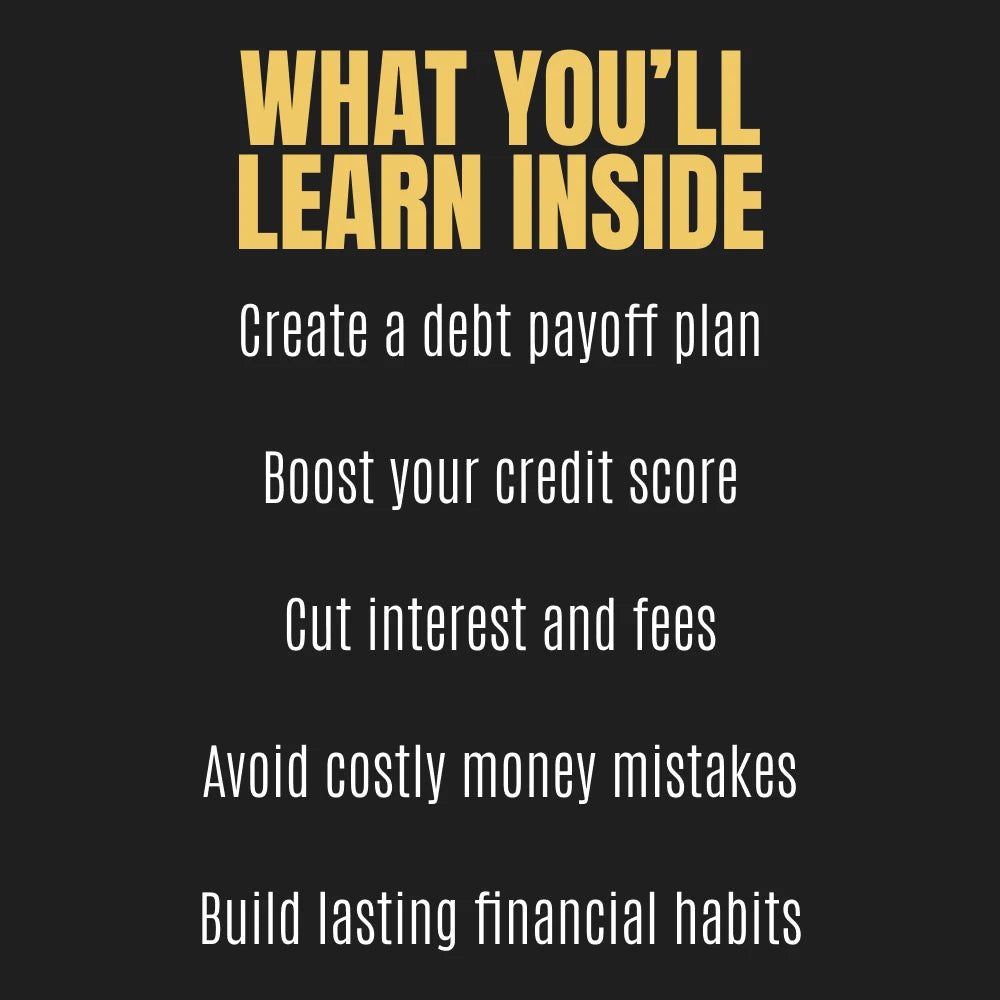 Escape the Credit Card Trap: A Guide to Debt Relief | Digital Download for How to Get Out of Crippling Debt, Budgeting & Financial Freedom
