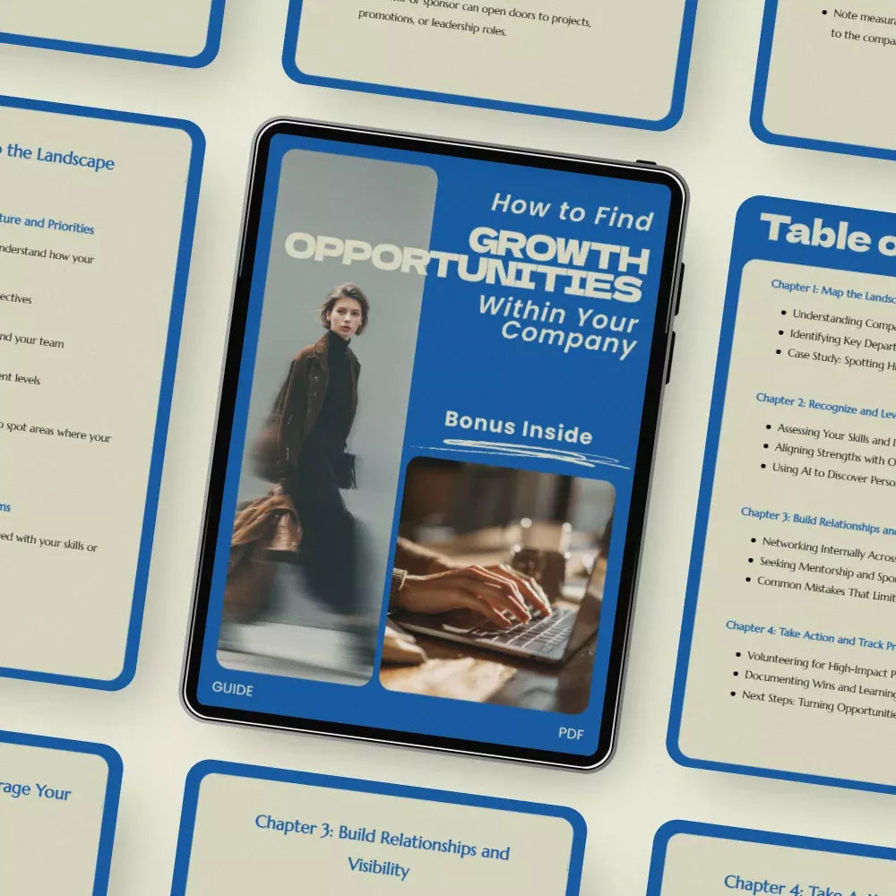 How to Find Growth Opportunities Within Your Company – Step-by-Step Guide to Career Advancement, Internal Networking, and Professional Development