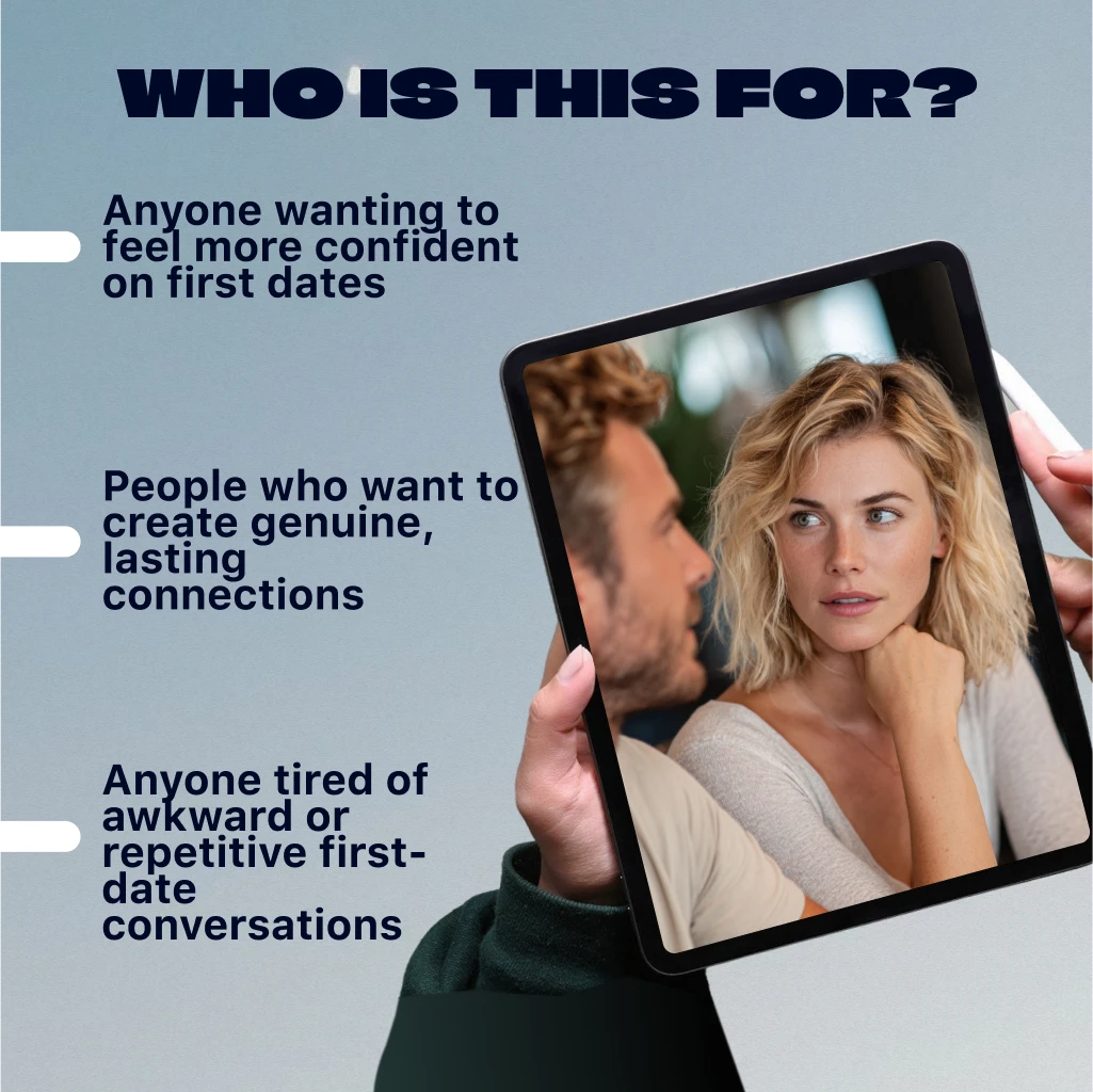 Questions That Spark Connection and Confidence on a First Date | Printable Guide | Digital Download | Things to Ask on a First Date eBook