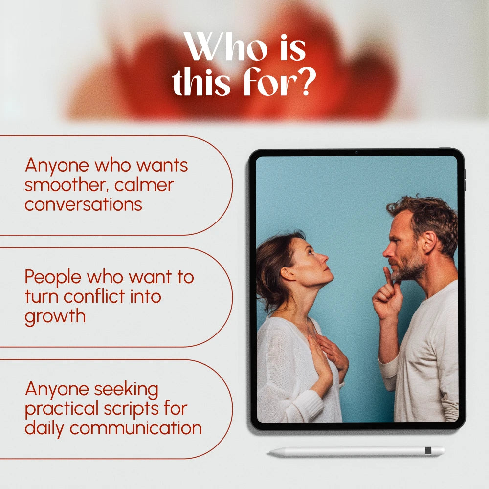 Healthy Conflict Script Map: What to Say (and What to Skip) | Guide for Communication, Relationships, and Workplace Conversations | Healthy Conflict Script Map: What to Say vs Avoid Digital Download