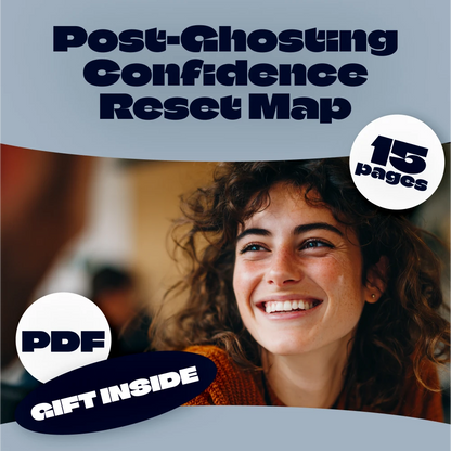 Post-Ghosting Confidence Reset Map | Digital Self-Help Guide | Confidence Building eBook | Emotional Healing Checklist & AI Journaling Prompts