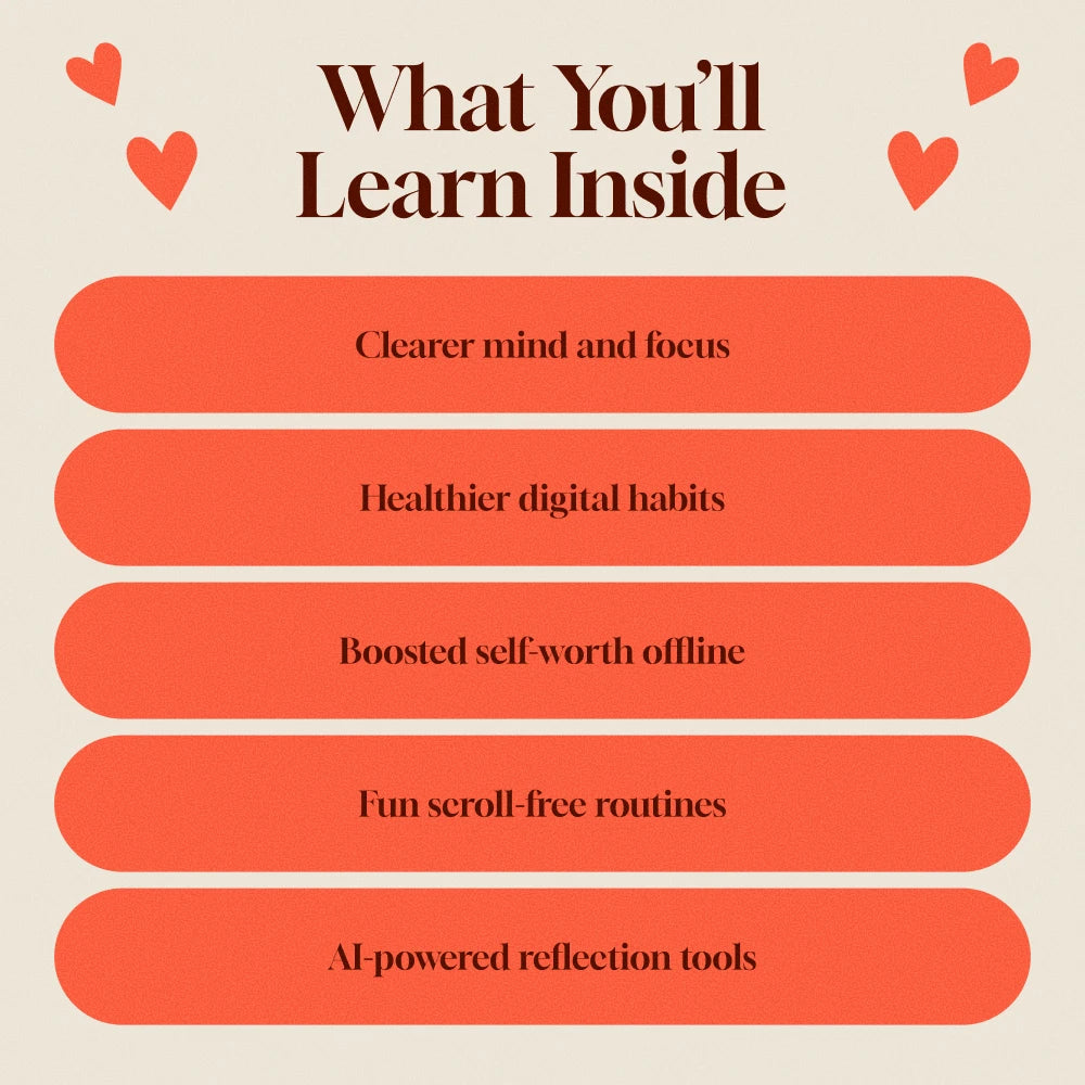 Confidence Over Comparison: Social Media Detox Plan | Digital Download Guide for Self-Worth, Mindfulness & AI Journaling