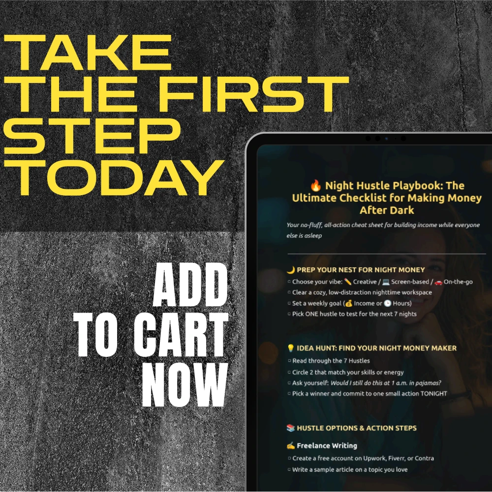 The Ultimate Checklist for Making Money After Dark