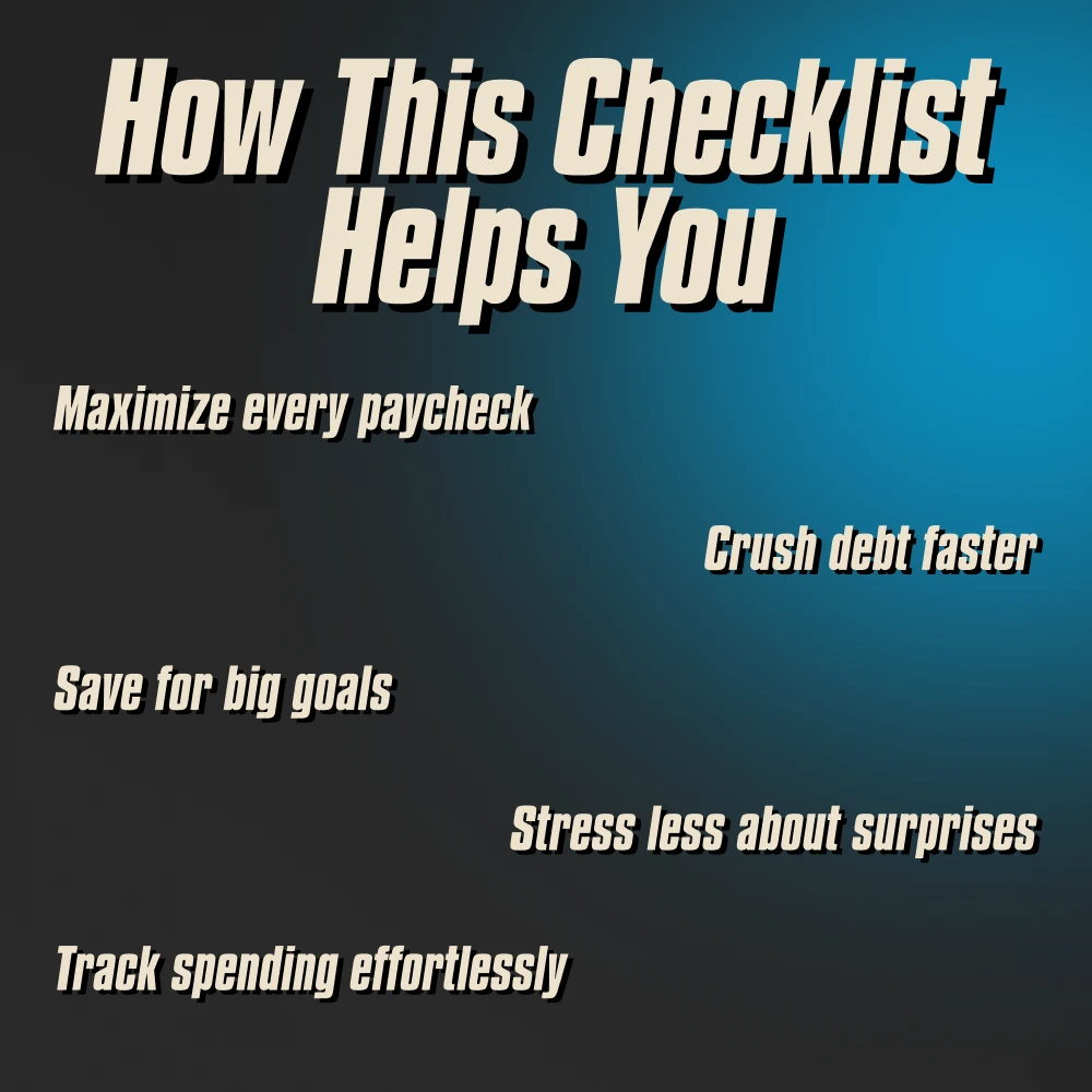 Master Your Monthly Paycheck — The Ultimate Budgeting Game Plan | Budget Checklist for Monthly Income | How to Budget When You Get Paid Monthly