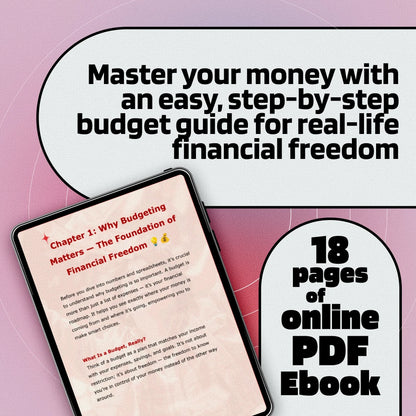 Budget Bootcamp: Your Step-by-Step Guide to Starting a Budget from Scratch | Digital eBook on How to Start a Budget from Scratch