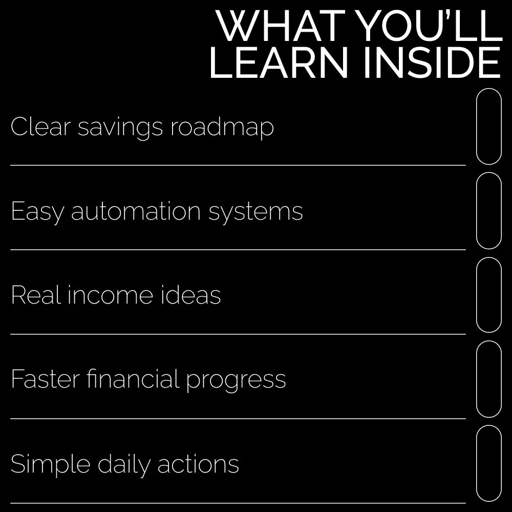 $100K: Fun & Smart Ways to Build Your Savings | How to Save 100K Step-by-Step Digital eBook Guide