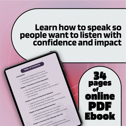 Speak Up and Capture Attention with Magnetic Confidence | eBook on How to Speak So People Want to Listen, Improve Public Speaking, Build Presence, and Communicate Effectively