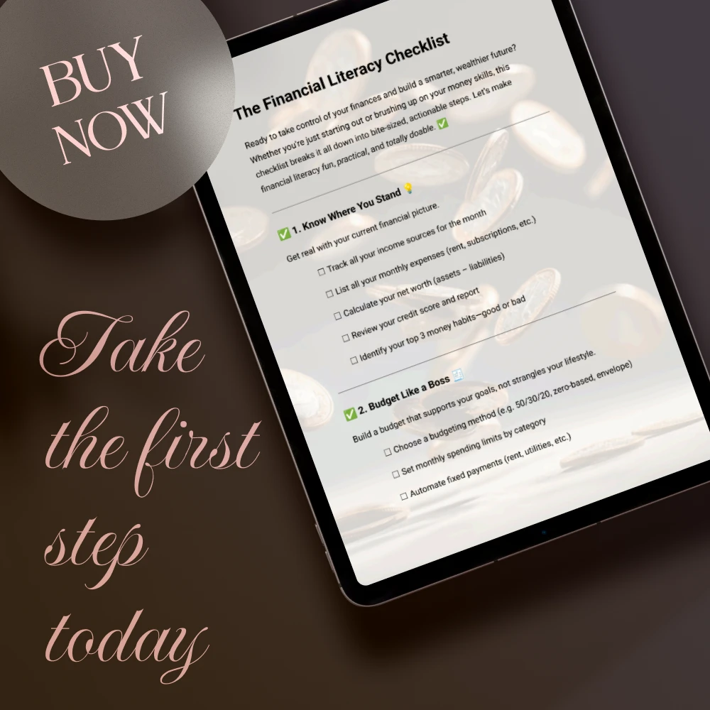 The Financial Literacy Checklist: Your Ultimate Guide to Mastering Money Management and Achieving Financial Freedom