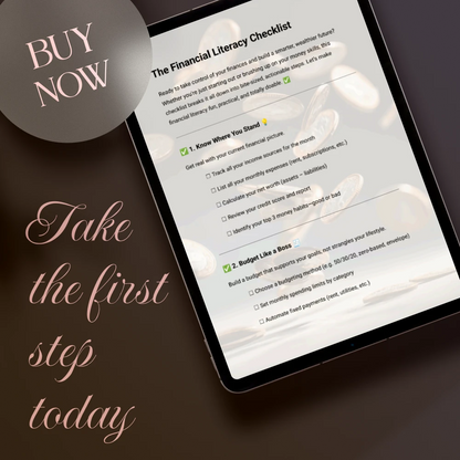 The Financial Literacy Checklist: Your Ultimate Guide to Mastering Money Management and Achieving Financial Freedom