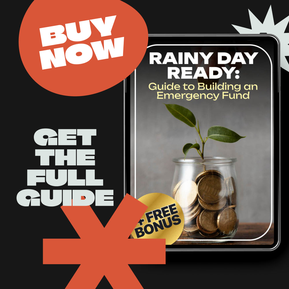 Rainy Day Ready: Guide to Building an Emergency Fund | Step-by-Step Ebook on how to build emergency fund | Financial Security & Peace of Mind Digital Download