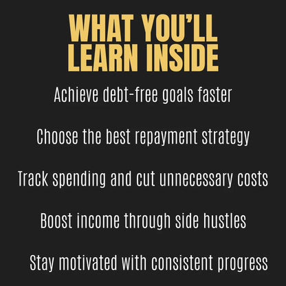 Debt-Free Fast Checklist 💸 | Achieve Financial Freedom Quickly | Digital Download Guide