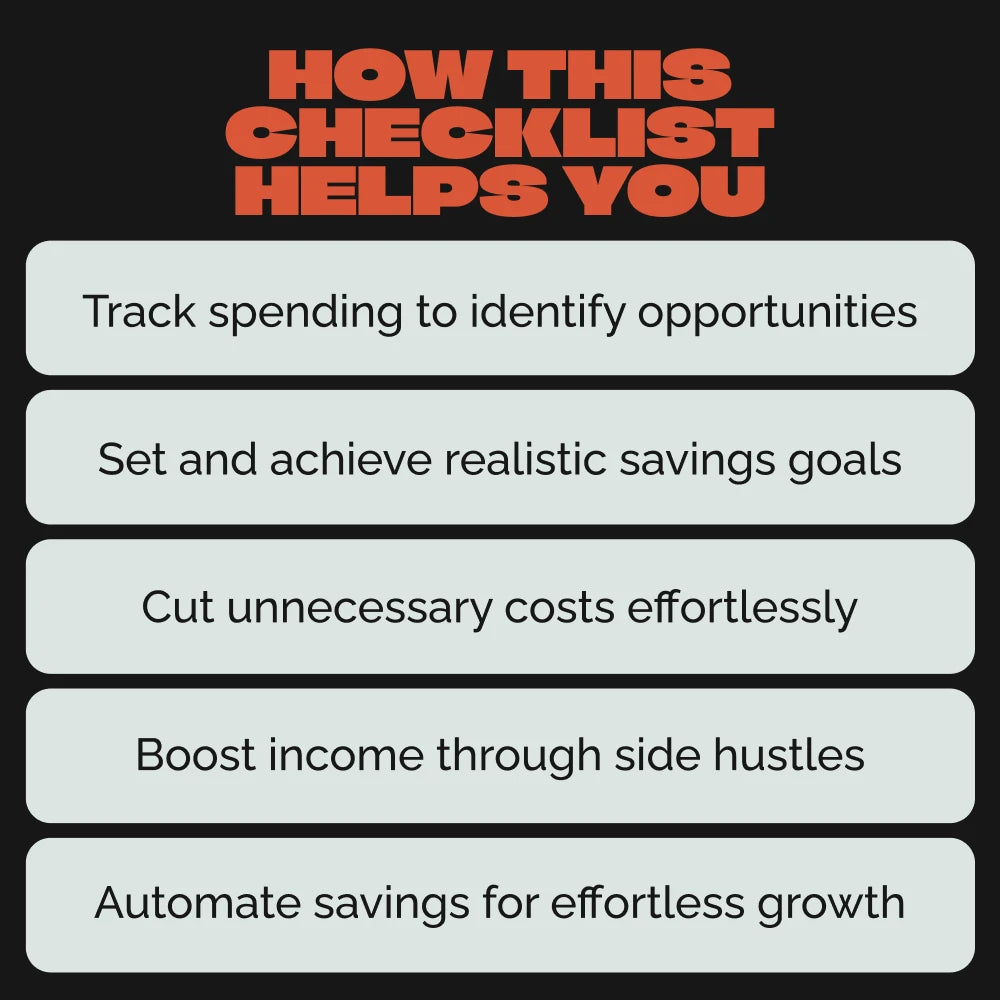Smart Money Moves Checklist – Easy Steps to Boost Your Financial Health