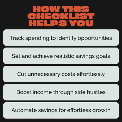 Smart Money Moves Checklist – Easy Steps to Boost Your Financial Health