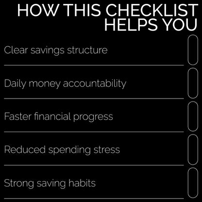 10K in 3 Months Checklist | Step-by-Step Fast Savings Plan | How to Save 10 000 in 3 Months