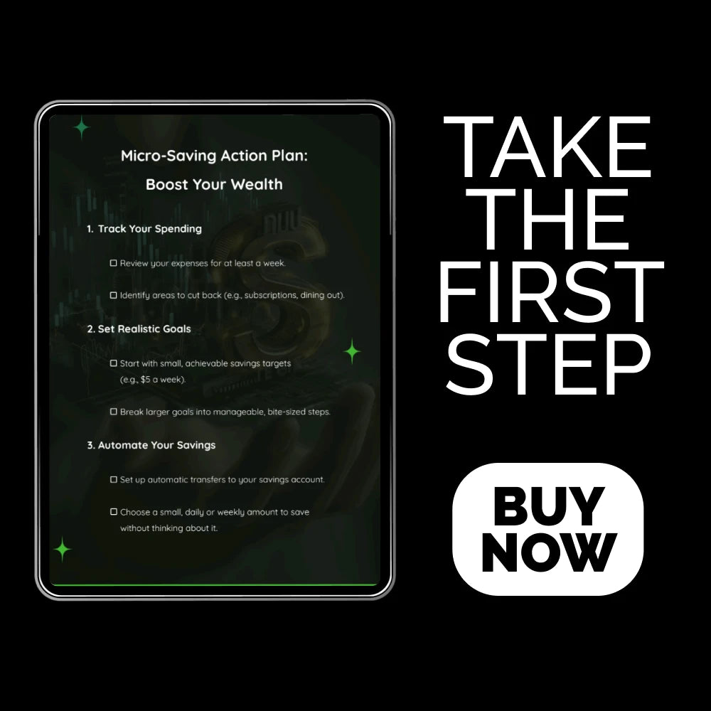 Micro-Saving Action Plan: Boost Your Wealth - Step-by-Step Microsaving Guide & Checklist