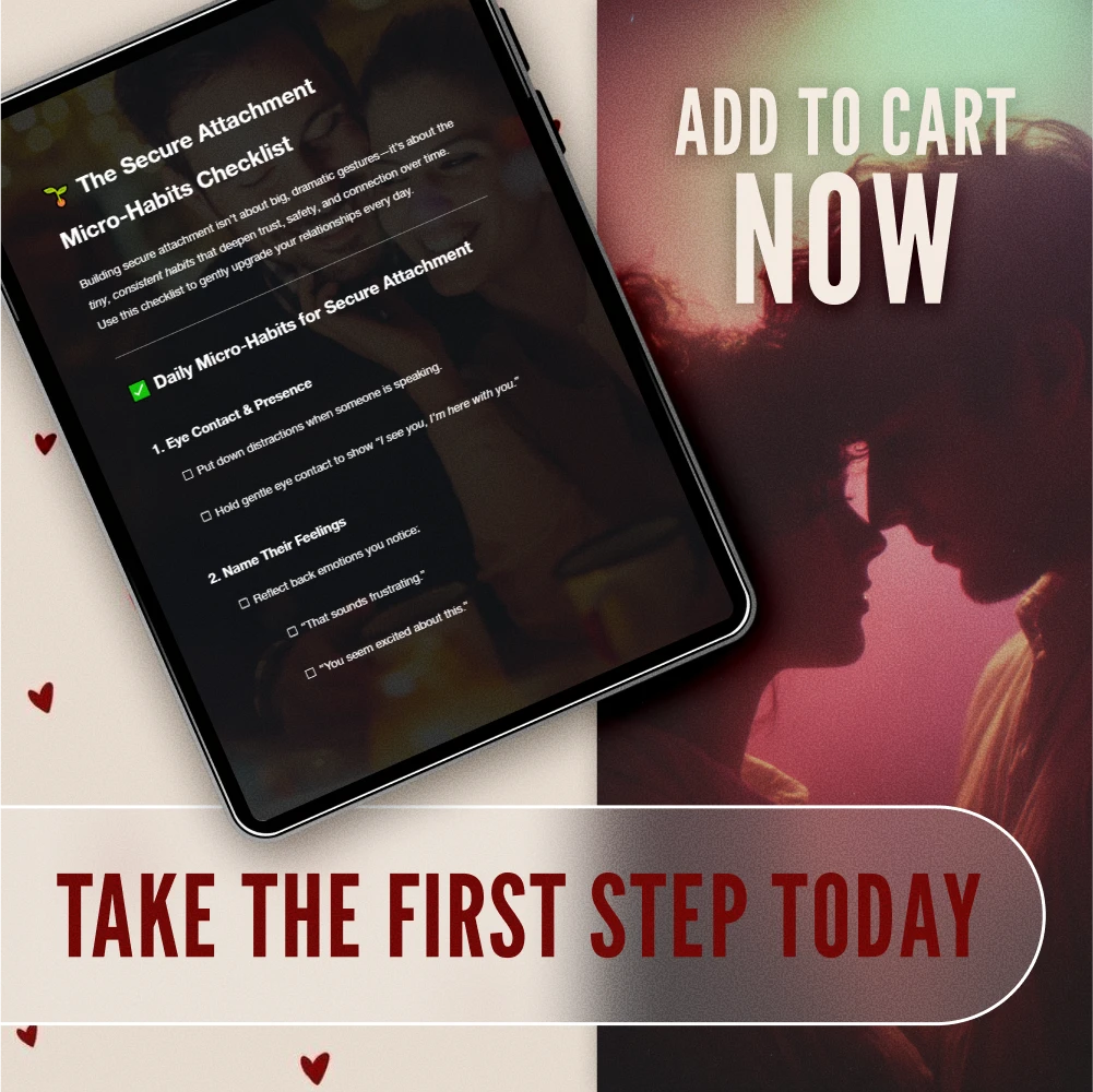 The Secure Attachment Micro-Habits Checklist: Daily Practices to Strengthen Connection and Trust