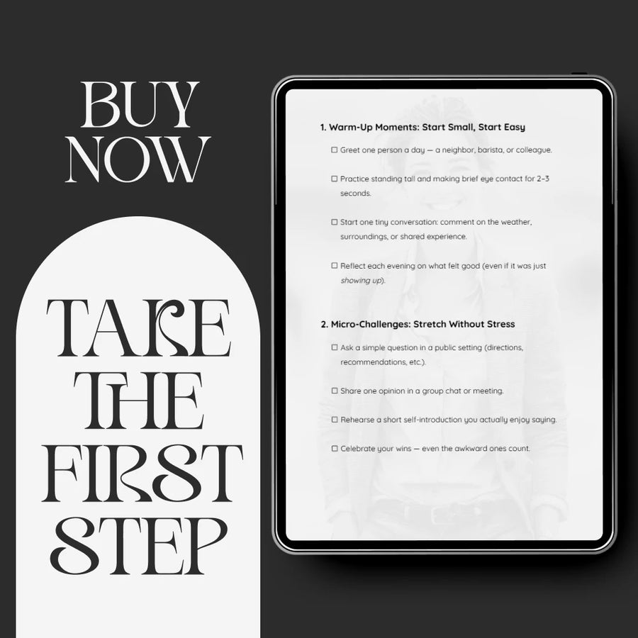 Social Confidence, Step by Step | Social Confidence Guide | Digital Download Self-Help eBook for Social Skills & Personal Growth