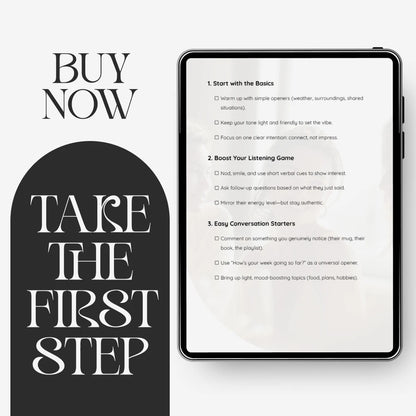 Small Talk Made Simple | Digital Download Guide for Better Conversations, Easy Social Skills, Everyday Communication Tips, Printable eBook
