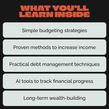 Monetary Success Blueprint: Guide to Financial Growth - Digital Download for Financial Freedom, Wealth Building, Debt Management, and More