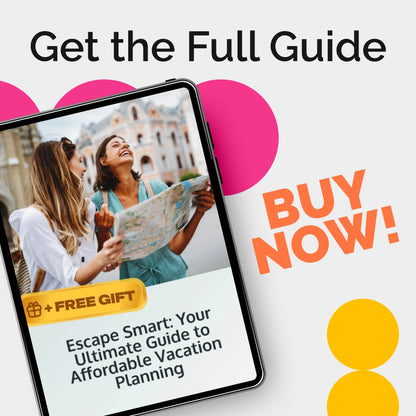 Escape Smart: Your Ultimate Guide to Affordable Vacation Planning — Budget Travel eBook, Money-Saving Travel Guide, Digital Download for Affordable Adventures