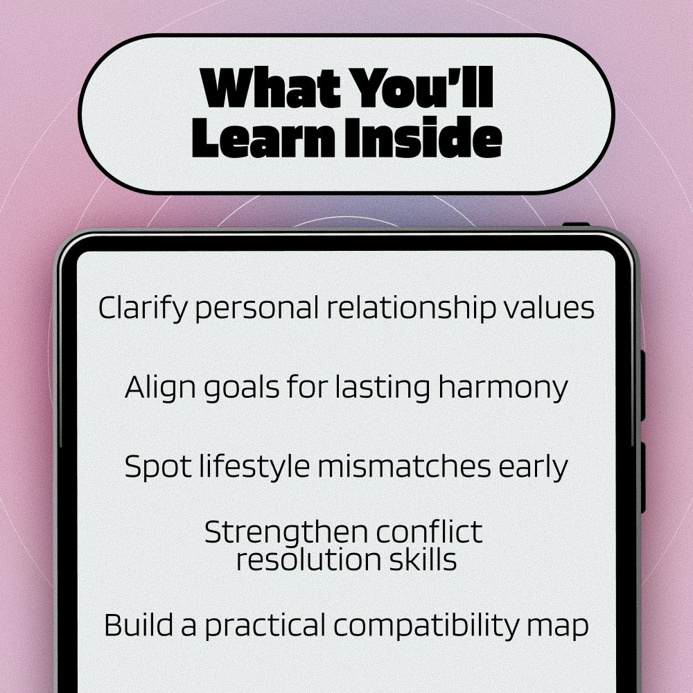 The Compatibility Compass: Mapping Values, Goals & Lifestyle for Lasting Connections | Compatibility Check Map eBook for Values, Goals & Lifestyle Alignment