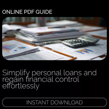 Easy Guide to Consolidating Personal Loans and Regaining Control | Step-by-Step eBook