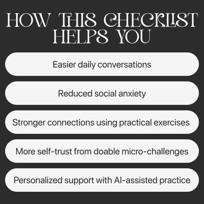 Social Confidence, Step by Step | Social Confidence Guide | Digital Download Self-Help eBook for Social Skills & Personal Growth