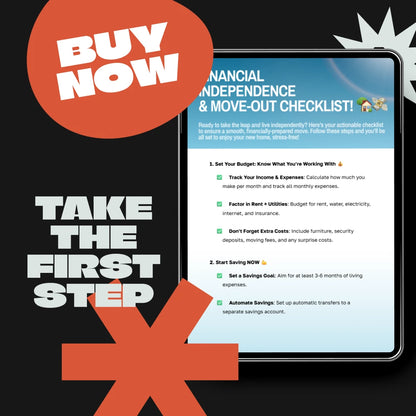 Financial Independence & Move-Out Checklist | Ultimate Guide to Budgeting, Saving, Apartment Hunting & Moving Out Successfully