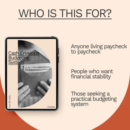 Cash Envelope Budgeting System eBook: Learn How to Budget with Cash Envelopes for Financial Success