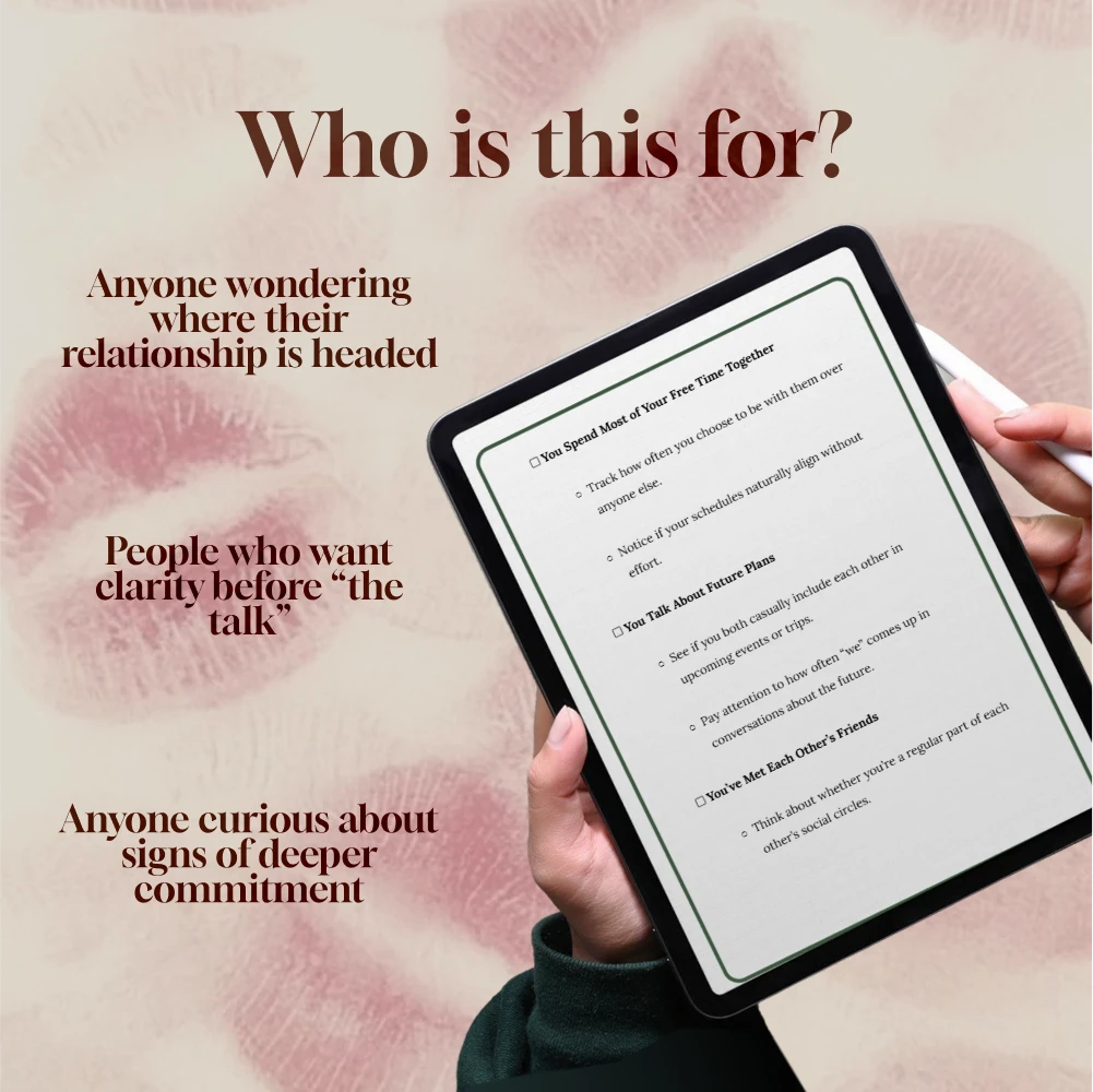 10 Signs It’s Time to Define the Relationship Checklist | Digital Download Guide for Couples, eBook PDF, Relationship Clarity Tool