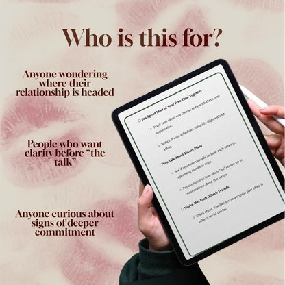 10 Signs It’s Time to Define the Relationship Checklist | Digital Download Guide for Couples, eBook PDF, Relationship Clarity Tool