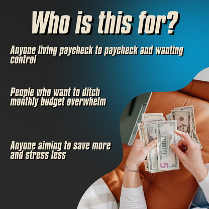 The Weekly Pay Budget Boss Checklist | How to Budget on Weekly Pay | Digital Budgeting Planner for Weekly Income