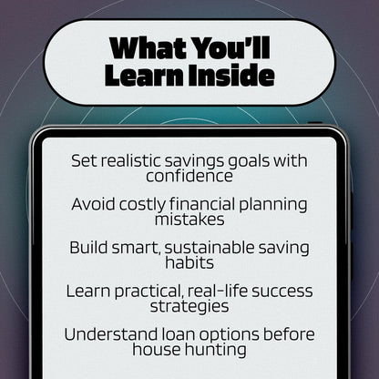 Down Payment Dream: Your Step-by-Step Guide to Saving for Your First Home | How to Save for a Down Payment eBook | First Home Savings Checklist