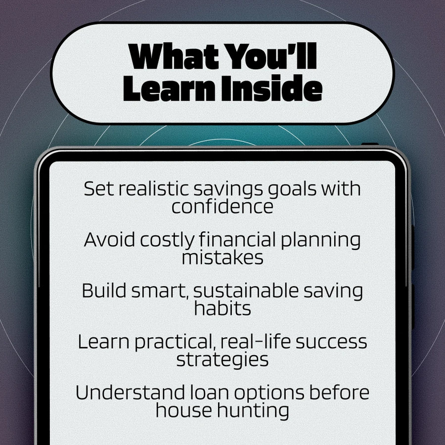 Down Payment Dream: Your Step-by-Step Guide to Saving for Your First Home | How to Save for a Down Payment eBook | First Home Savings Checklist