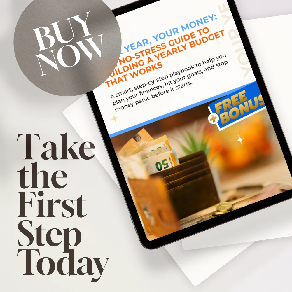 Your Year, Your Money: The No-Stress Guide to Building a Yearly Budget That Works | How to Make a Yearly Budget Digital Download, Budgeting Guide PDF