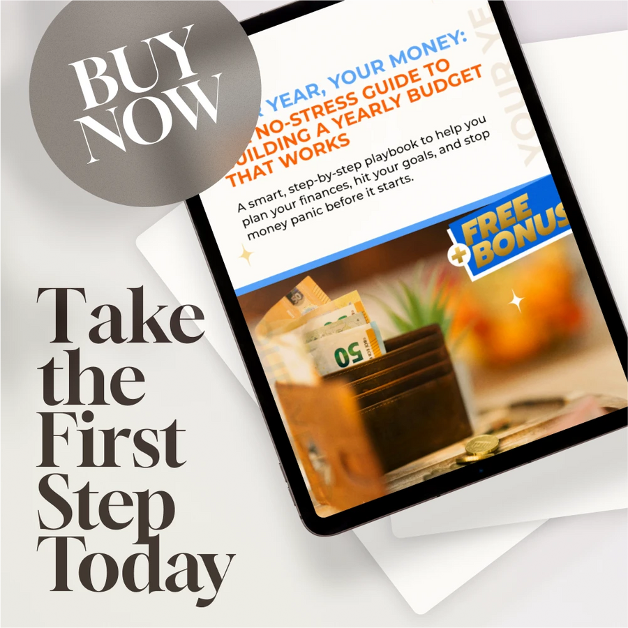 Your Year, Your Money: The No-Stress Guide to Building a Yearly Budget That Works | How to Make a Yearly Budget Digital Download, Budgeting Guide PDF