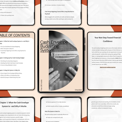 Cash Envelope Budgeting System eBook: Learn How to Budget with Cash Envelopes for Financial Success