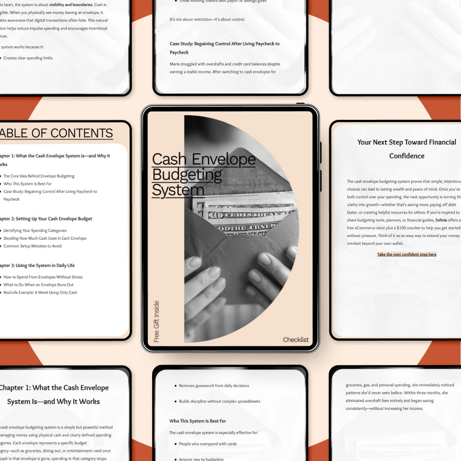 Cash Envelope Budgeting System eBook: Learn How to Budget with Cash Envelopes for Financial Success
